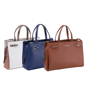 Bolso Tote Casual Impermeable para Mujer con Cierre y Detalles Metálicos, Personalizable con Logotipo, Hecho de Material PU Resistente - Product Image 1