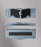 Vente en gros Clavier ergonomique en aluminium anodisé Neo Ergo Babyblue