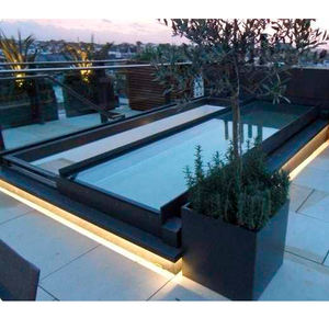 Lucernario a scomparsa con Design speciale automatico scorrevole all'ingrosso <span class=keywords><strong>per</strong></span> la progettazione grafica del <span class=keywords><strong>tetto</strong></span> in vetro finestra in alluminio in acciaio inossidabile - Product Image 4