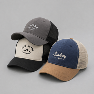 Custom Cotton Men 6 Panel Hat Structured <b>Baseball</b> <b>Cap</b> With Embroidery Logo for Sports Teams - Product Image 1
