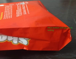 Sac tissé en BOPP à ouverture facile par la couture arrière, fond à pli, fabriqué au Vietnam, capacité de 50 lb pour céréales, aliments pour animaux, aliments pour animaux de compagnie et aliments pour chiens, riz - Product Image 3