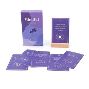 Cartes <span class=keywords><strong>de</strong></span> jeu <span class=keywords><strong>de</strong></span> société personnalisées pour la famille, cartes d'affirmation, jeux <span class=keywords><strong>de</strong></span> cartes en papier, impression en gros - Product Image 3