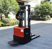 Apilador de Manejo manuel y levante electrico 1.5ton chariot élévateur électrique gerbeur de palettes chariot élévateur à piles