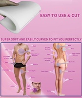 Woxin Paquete de 3 almohadillas de espuma Lipo Post Cirugía Tummy Tuck BBL Boards Belly Wrap Compatible Compresión Hoja de ropa Liposucción