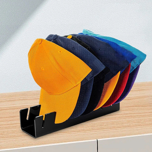 LM Baseball Cap <b>Display</b> Stand Holds 7 Caps Flexible Detachable Design No Install Required <b>Hat</b> Organizer Rack Storage Model - Product Image 1