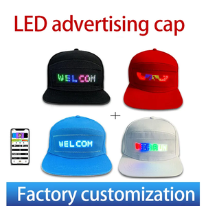 Cappello LED con Luci Lampeggianti a Prezzo di Fabbrica, Controllo APP, Schermo con Testo Scorrevole, Cappellino da Baseball con Display LED - Product Image 6