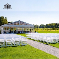 Tente d'exposition commerciale de haute qualité Tente d'événement de fête de mariage Tentes de poteau classiques pour des événements Mariage 20 pi X 30 pi (6 m X 9 M)