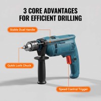 Marteau perforateur électrique portable haute puissance pour usage industriel extérieur et perçage rotatif du bois