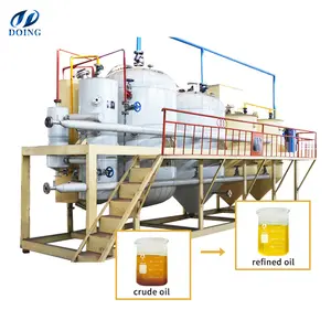 CE approved edible oil refining machine with large capacity