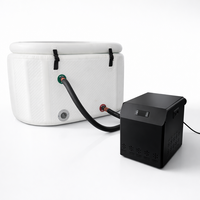 Refroidisseur d'eau pour bain de glace 1/3 CV avec logo personnalisé, fonctions de refroidissement et de chauffage, contrôle Wi-Fi, pour la récupération musculaire (vente en gros)