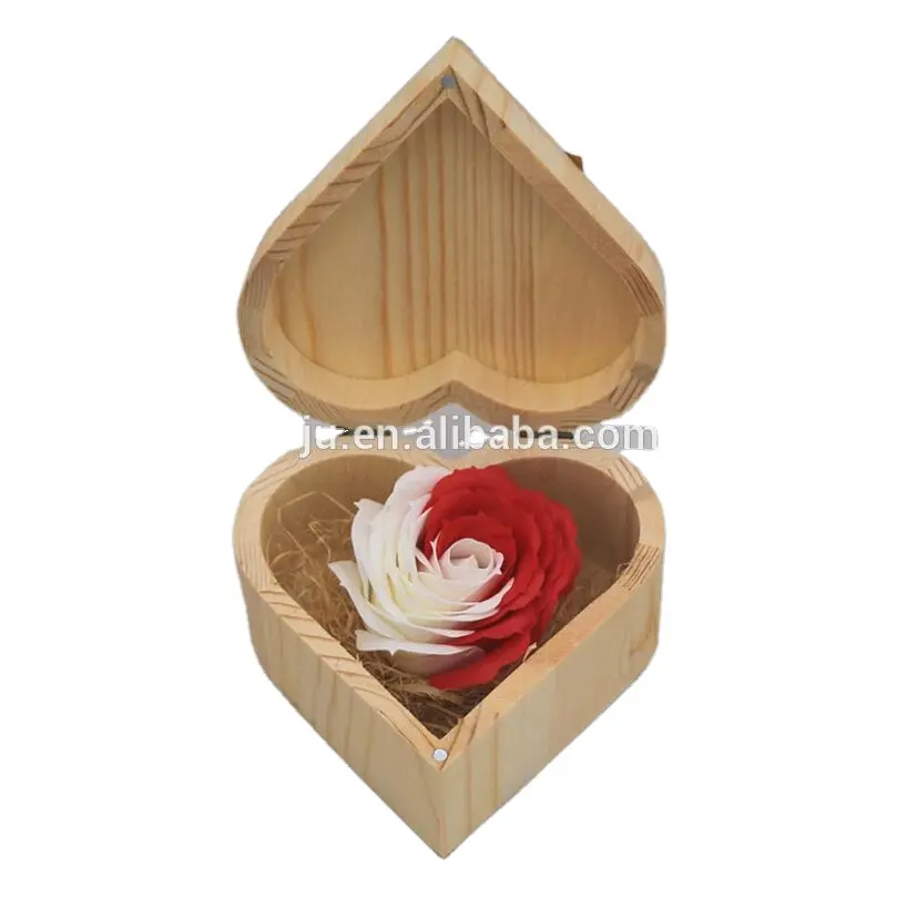 Besar Bunga Indah Kotak Kayu Valentine Hadiah Souvenir