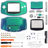 Coques de boîtier complètes de remplacement EXtremeRate de haute qualité pour Gameboy Advance avec boutons pour les joueurs rétro