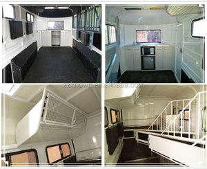 Remolque de Transporte de Caballos Estándar de Australia para el Cuidado de Caballos, Remolque de Caballos de Cuello de Ganso de Alta Calidad para 3 Caballos - Product Image 3