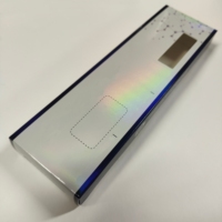 Boîte à stylos en vinyle imperméable de haute qualité personnalisée avec plateau transparent pour l'emballage des stylos à injection et des aiguilles