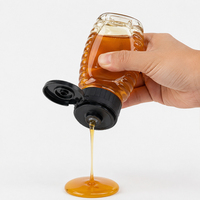 Bouteille vide personnalisable de 110 ml en PET avec valve en silicone pour jus, boissons et rehausseurs de saveur