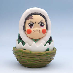 Figuras de Anime Q-Cute, Juguetes Coleccionables, Tanjiro, <span class=keywords><strong>Nezuko</strong></span>, <span class=keywords><strong>Zenitsu</strong></span>, Inosuke, Adornos de Escritorio con Movimiento - Product Image 4