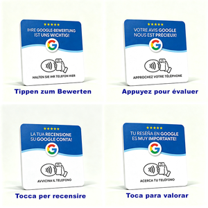 ป้าย NFC GOOGLE พร้อมสติกเกอร์สำหรับแสดงผล NFC GOOGLE ป้ายรีวิว NFC GOOGLE พร้อมแถบกาว ป้ายรีวิว GOOGLE - Product Image 1