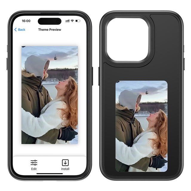 2025 New NFC Phone Accessories E-Ink Screen Display SmartPhone case for 14 15 Phone