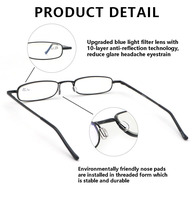 Lunettes de lecture portables personnalisées en forme de stylo fin doré, monture métallique multicolore, étui en aluminium pour stylo, idéales pour les voyages et les affaires