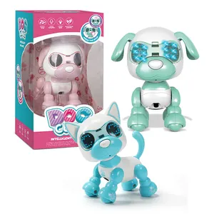 لعبة الكلب الأليف للأطفال, لعبة ذكية للأطفال تسجيل الصوت الروبوت التفاعلية التعليمية الإلكترونية الكلب حيوان أليف لعبة