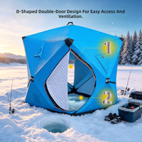 Tente d'hiver portable pop-up pour l'extérieur, tente chaude et épaisse pour l'automne et l'hiver, vente chaude