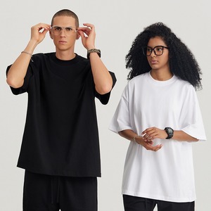 270gsm Dtf 100% Cotton Unisex Heavyweight Áo Thun Bán Buôn Trống Đồng Bằng T-Shirt Biểu Tượng Tùy Chỉnh Quá Khổ Thời Trang Mới T Áo Sơ Mi Cho Nam Giới - Product Image 4