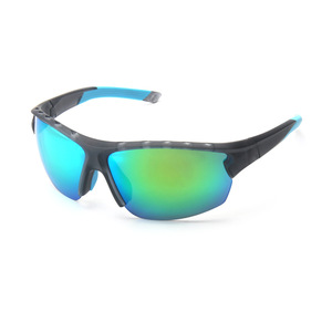 Gafas de Sol Deportivas TR90 <span class=keywords><strong>para</strong></span> Exteriores, Almohadillas Nasales Ajustables, <span class=keywords><strong>Lentes</strong></span> Espejadas UV400, Montura Semi-Sin Aro <span class=keywords><strong>para</strong></span> Protección Contra el Viento, Ciclismo y Running - Product Image 1