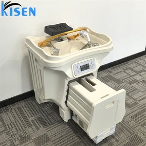 Kisen Nouveau Lavabo Portable pour Shampooing et Spa Capillaire, Sans Tuyauterie, avec Chauffe-Eau à 2 Réservoirs et Arche Dorée - Product Image 3