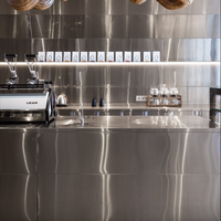 Vitrine d'exposition LED personnalisée et écologique pour boulangerie-pâtisserie, finition de haute qualité, solution complète pour boulangerie