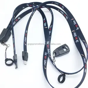 Best Verkopende Item Multifunctionele Telefoon Houder Kabel Pen Lanyard Opladen Kabel Fabrikant