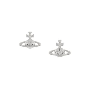 Pendientes de Botón de Plata de Ley 925 con Baño de Oro y Circonita Saturno, Joyería de Aniversario para Mujer, Hipoalergénicos y Modernos - Product Image 2