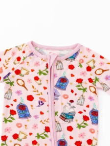 Miozing 2026 Romper Bayi Premium Bermotif Mawar Terbaru Semua Musim 180gsm Bahan Bambu Lembut Ritsleting Ganda Bernapas Grosir Pakaian Bayi - Product Image 5