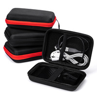 Étui pour batterie externe, EVA, résistant aux chocs, étanche, coque rigide, sac de rangement de voyage, pochette portable pour petits appareils électroniques, pour câble USB