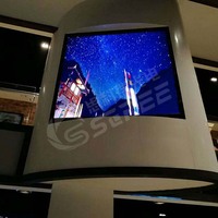 Mur vidéo led intérieur Hongsheng smd3528 P5 P6 P7.62 P10 module led pour la publicité