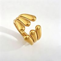 Ensemble de bagues ajustables de qualité supérieure, 13 styles, bagues en acier inoxydable plaqué or 18 carats pour femmes, bijoux hypoallergéniques résistants au ternissement