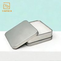 Boîte en fer blanc carrée personnalisée de qualité alimentaire pour biscuits, chocolats et emballages cadeaux – Vente en gros