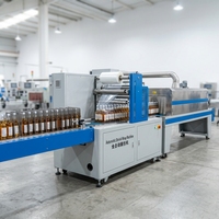 Machine d'emballage sous film rétractable pour canettes d'aluminium 20-50 PPM, demi-bac, pour ligne de boissons, 380V, 4000kg, certifiée CE