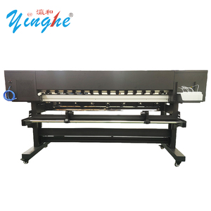 Impresora de gran formato de inyección de tinta digital Industrial YH 1900C XP600 Impresora ecológica solvente Banners Máquina de impresión de vinilos de lona - Product Image 5