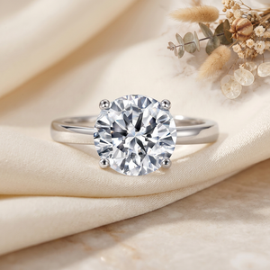 Anillos de Plata de Ley 925 con Diseño Clásico y Moderno, Anillos de Compromiso y Boda Sencillos con Circonita Brillante, Gran Venta - Product Image 1