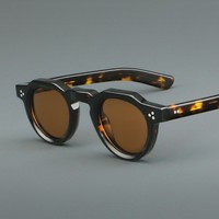 Vente directe d'usine de Shenzhen, lunettes de soleil polarisées rétro en acétate de cellulose haut de gamme TS8013S, populaires en Europe et en Amérique, unisexe