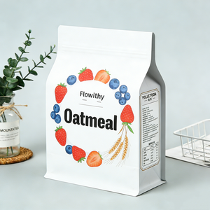 ถุงบรรจุผงเวย์โปรตีนแบบกำหนดเอง 5 ปอนด์ ถุงแบบก้นแบน กล่องฟอยล์อะลูมิเนียม ไมลาร์ กระดาษคราฟท์ PE ซิป ถุงอาหารเสริม - Product Image 6