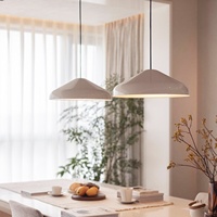 Lustre LED design nordique moderne minimaliste du milieu du siècle, en fer et ABS, pour salle à manger, bureau, chambre à coucher, Danemark PAO