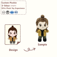 Peluche de style anime, peluche personnalisée, poupée de 10 cm, peluche OEM, poupées en peluche personnalisées