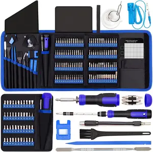 Jeu de tournevis de précision universel, Kit d'outils de réparation pour iPhone, tournevis à écrou magnétique de 1/4 pouces et 191 en 1