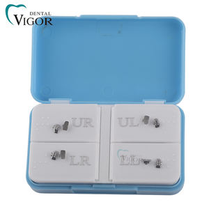 Matrici di prodotti ortodontici dentali 1 ° molare Bondable <span class=keywords><strong>Roth</strong></span> 022 Monoblock dentale tubo buccale - Product Image 4