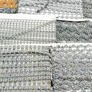 Adornos de Plástico Acrílico Plateado Nuevo de Fábrica 2026, para Coser en Ropa de Danza, Cadena de Diamantes de Imitación, Encaje, Accesorios para Cortinas, en Existencia - Product Image 1