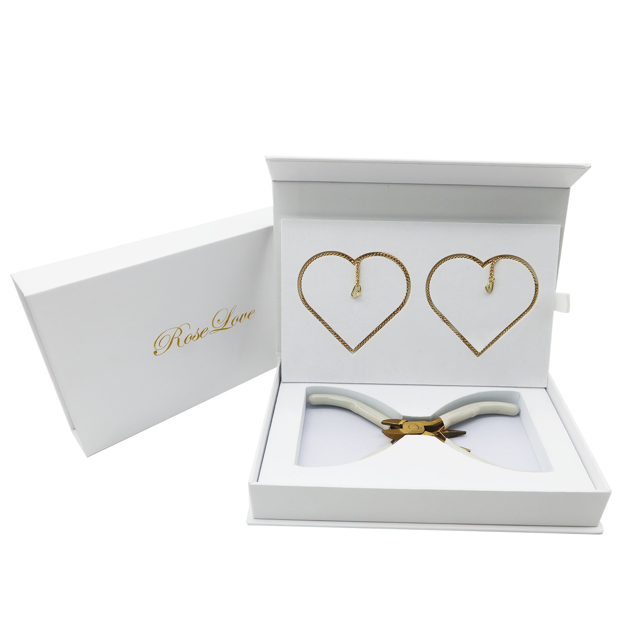 Two gold bracelet sets