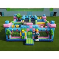Château gonflable d'aventure commercial personnalisable Ladybug Reddy QY001 4x4M pour extérieur/intérieur avec toboggan et trampoline en PVC