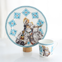 Service de table personnalisé en céramique et porcelaine fine – Assiettes et tasses pour la maison