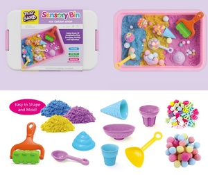 Nuovo Set di Giocattoli da Sabbia per Bambini per Gioco Sensoriale a Tema Oceano e Dinosauri con Strumenti per Modellare per Divertimento Creativo ed Educativo per Ragazzi e Ragazze - Product Image 1